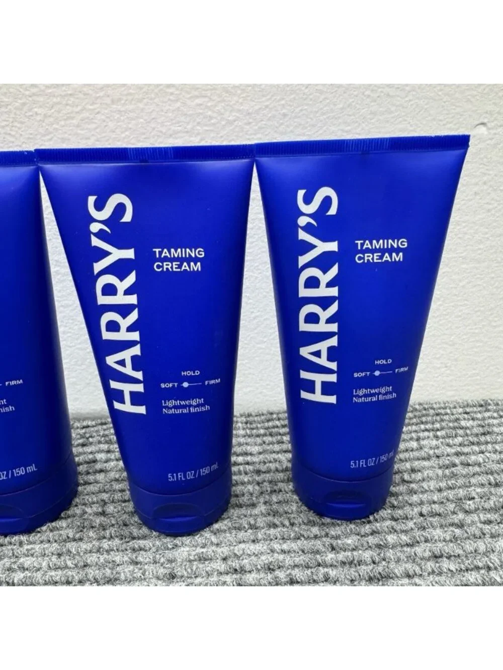 Harry’s Men’s Taming Hair Cream Soft Hold Natural Finish 5.1 fl oz Lot Of 4
